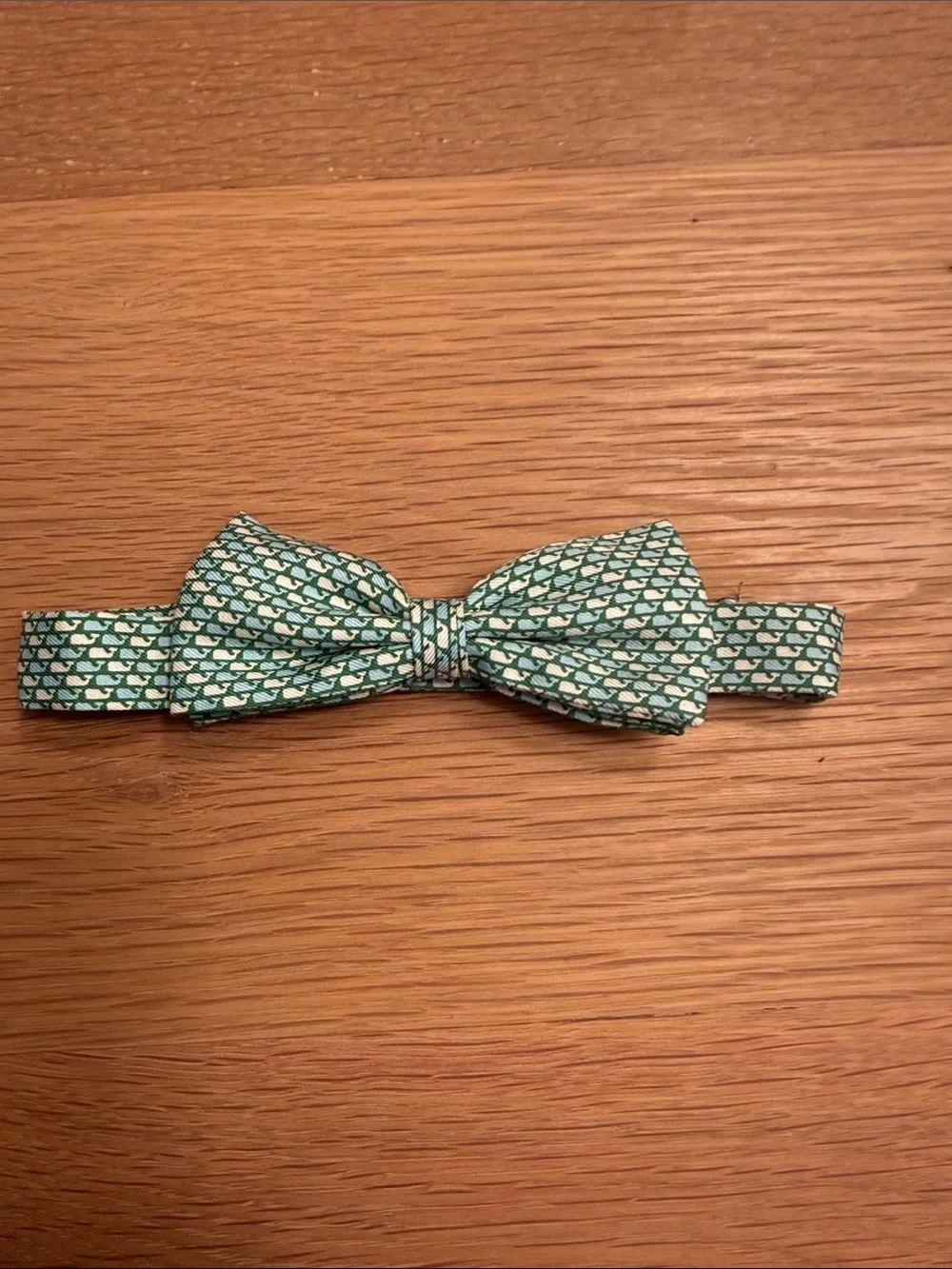 Green Vineyard Vines Patterned Boy’s Bow Tie